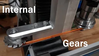 Internal gear cutting attachment