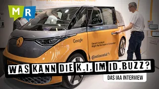 SMART COCKPIT - Generative K.I. im ID.Buzz dank GOOGLE und CONTINENTAL? Das IAA Interview!