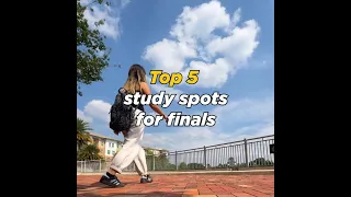 UCF Finals Week: Top 5 Study Spots