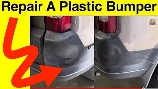 How To Repair Plastic Bumper Covers - Plastic Bumper Repair (in minutes!)