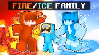 NICO Adopted by a FIRE / ICE FAMILY in Minecraft! - Parody Story(Cash,Shady, Zoey and Mia TV)