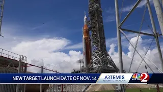 NASA announces new target launch date for Artemis