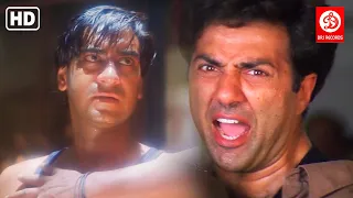 अजय देवगन और सनी देओल की ख़तरनाक लड़ाई | Sunny Deol VS Ajay Devgan | Action Scenes, Hindi Movie Clip