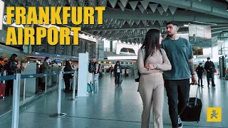 Walking at Frankfurt Airport Terminal 1 and Terminal 2 [4K60]