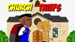 TEGWOLO AND TAKPO STEAL MONEY FROM CHURCH AFTER SERVICE (House Of Ajebo)(Ug Toons)