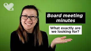 How to use the board meeting minutes in an audit