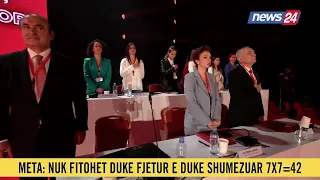 Nis me himnin kombëtar konventa kombëtare e PL/ Meta me tone të larta, nuk fitohet duke fjetur gjumë