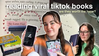 reading viral books for a week 🪻🧚🏼‍♀️ | spoiler free reading vlog