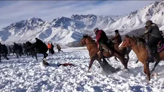 Бузкаши дар нохияй Файзобод дехай Муминобод бехад Зур