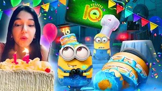 FUI NA FESTA DE ANIVERSÁRIO DOS MINIONS (Minion Rush) | Família Luluca