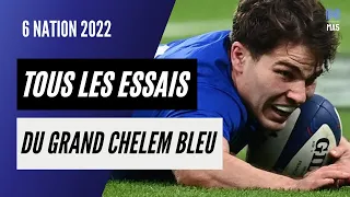 GRAND CHELEM 2022 - LES ESSAIS DU XV DE FRANCE