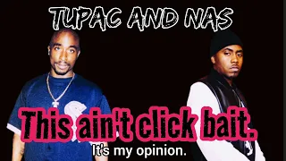 TupacWasLyrical: Tupac & Nas #tupac #Nas #artofdialogue