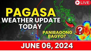 Pagasa Weather Update Today June 06, 2024 | Ulat Sa Panahon Today