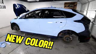 Wrapping the Focus ST! (Color Reveal + Pro Tips)