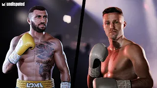 Vasiliy Lomachenko vs Josh Taylor: Undisputed Boxing Game - Full Fight Gameplay!