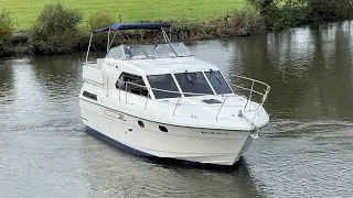 1995 Broom 33 Aft Cabin Cruiser - Boat For Sale at Val Wyatt Marine - £69,950