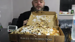 12 inch kebab meat and chips box challenge