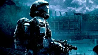 Thunder and Rain with Halo 3: ODST Piano 2 Hours | Sleep and Relaxation