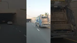 Garbage Truck #garbage #truck #driving #vlog #2023 #views #dubai #uae #road #ytshorts #like #shorts