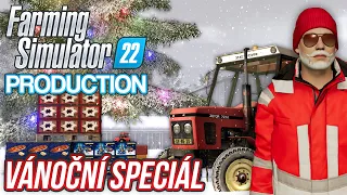 🎄 VÁNOČNÍ SPECIÁL ANEB VÝROBA CUKROVÍ VE FARMING SIMULATORU! | Farming Simulator 22 Production #12 🎄