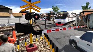 Railroad Crossing Indonesia Perlintasan Kereta Api Bogor Paledang KA INSPEKSI 4