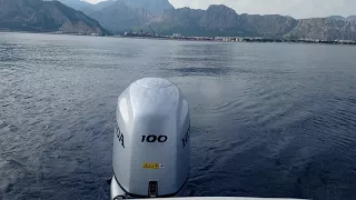 Honda marine bf 100 vtec test.