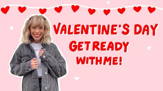 Valentine's Day get ready with me- makeup look,  breakfast idea, and cute outfit!