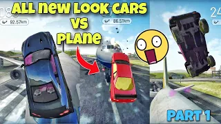 All new look cars VS plane🤯||Part 1|| Extreme car driving simulator🔥||