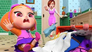 Clean Up Song + Police Song | More Nursery Rhymes & Kids Songs