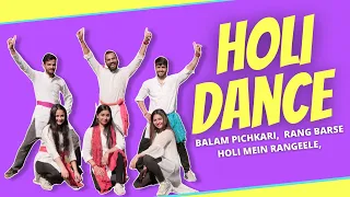 HOLI Dance | Rang Barse, Balam Pichkari | Holi Dance Songs 2023 | FITNESS DANCE With RAHUL