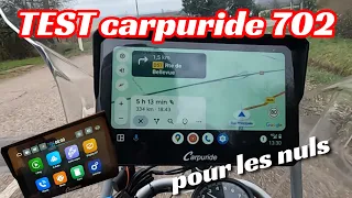 TEST Carpuride W702 (et Android Auto) pour les nuls (comme moi). Essai découverte d'un non initié..