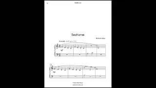 Beginner Sheet Music Piano | Seahorse