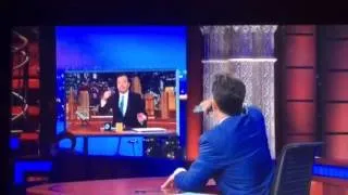 Colbert chats w Fallon