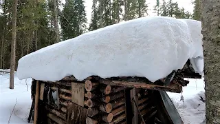 5 ДНЕЙ НАЕДИНЕ С ВЕСЕННЕЙ ТАЙГОЙ  Часть 1  Заезд  09.04.2022