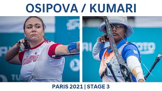 Elena Osipova v Deepika Kumari – recurve women gold | Paris 2021 Hyundai Archery World Cup S3