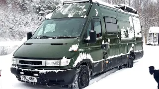 Self Build Adventure Van For Living Off Grid / Iveco Daily VAN TOUR