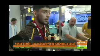 Yusuf demir ile Muhabir Arasında Geçen Komik Diyalog :)#galatasaraytransfer