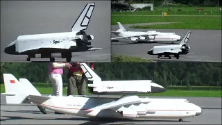 SCARY RC FLIGHT MRIYA ANTONOV AN-225 DECOUPLING BURAN