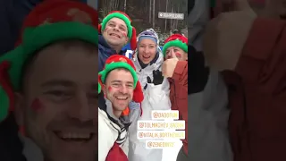 Белорусские фанаты в Рупольдинге встретили Дарью Домрачеву