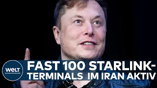 HILFE GEGEN NETZSPERREN IM IRAN: Starlink aktiviert laut Elon Musk bald 100 Internet-Terminals