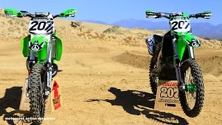 Sean Collier's KX500 versus KX450 with Motocross Action Magazine