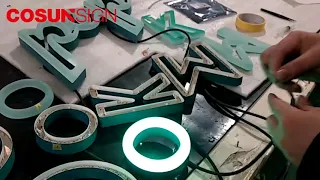 Acrylic Neon Sign Testing Process, Cosun Custom Acrylic Sign Letters