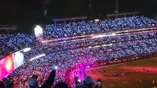 Baltimore Ravens game M&T stadium 11.28.2021 Cleveland Browns Light show