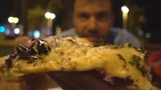 EATING SUPERB PIZZA IN CANNES