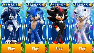 Sonic Dash - Movie Sonic vs Movie Shadow vs Movie Hyper Sonic vs Movie Werehog - Run Gameplay