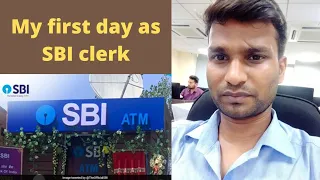 My first day experience of sbi clerk joining #sbiclerkposting #sbiclerk @bankingguide9528