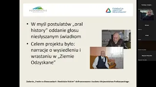 "Różnorodność etniczna w Bieszczadach i Beskidzie Niskim" Dr Tomasz Kosiek