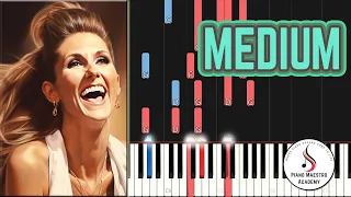 Celine Dion - My heart will go on (From Titanic) - Medium Piano Tutorial - Intermediate