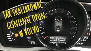 Jak skalibrować ciśnienie opon w Volvo