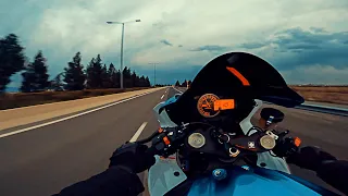 Crazy highway ride | SUZUKI GSXR 1000 L1 | ACCELERATION + TOP SPEED | BROCK'S +QUICKSHIFTER [4K]